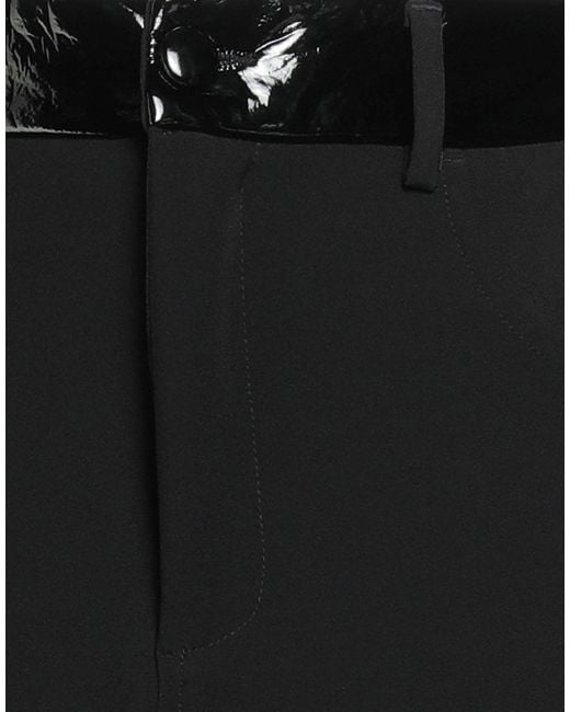 Liu Jo Black Midi Skirt Polyester, Elastane