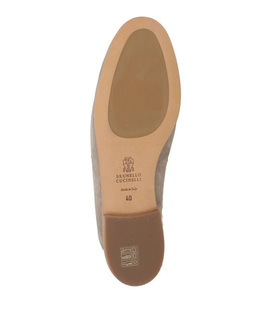 Brunello Cucinelli Gray Mules & Clogs