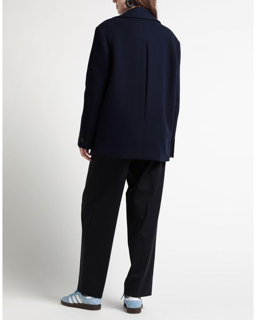 MSGM Blue Coat Virgin Wool, Polyamide