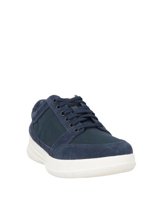 Fitflop Blue Sneakers Leather, Textile Fibers for men