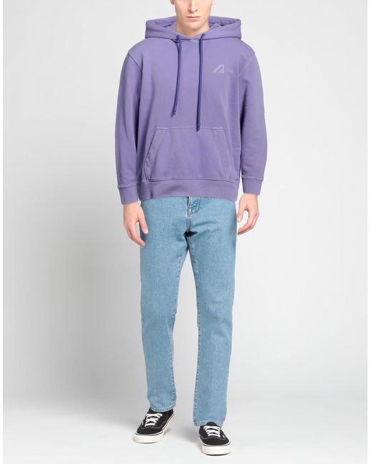 Autry Purple Sweatshirt for men