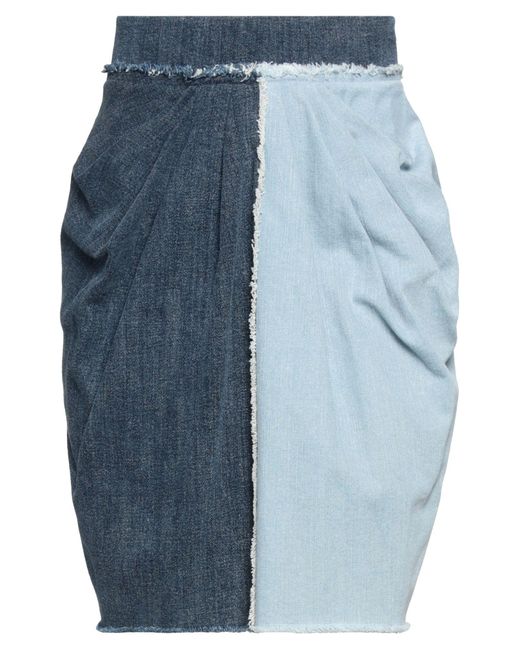 Dolce & Gabbana Blue Denim Skirt