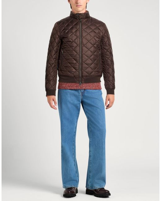 Husky Brown Puffers for men
