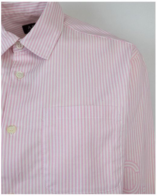 A.P.C. Pink Hemd