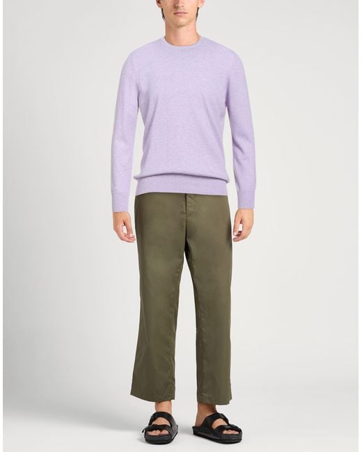 Gran Sasso Purple Sweater Cashmere for men