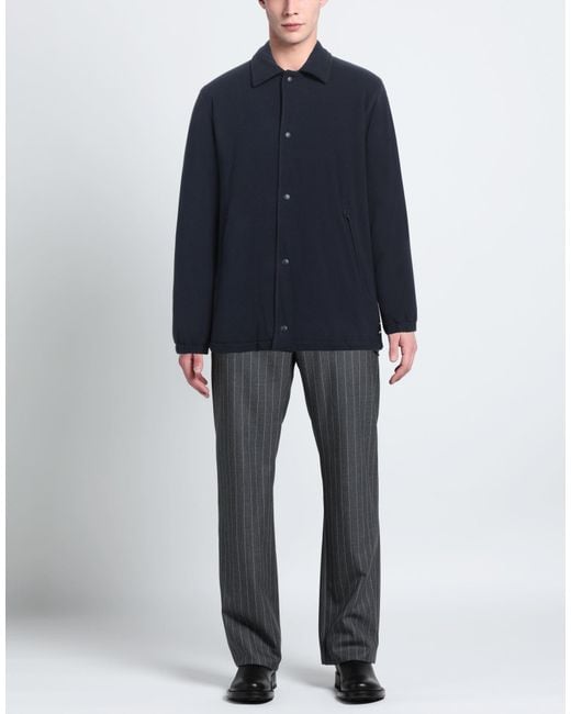 Grifoni Blue Jacket Polyester, Cotton, Elastane for men