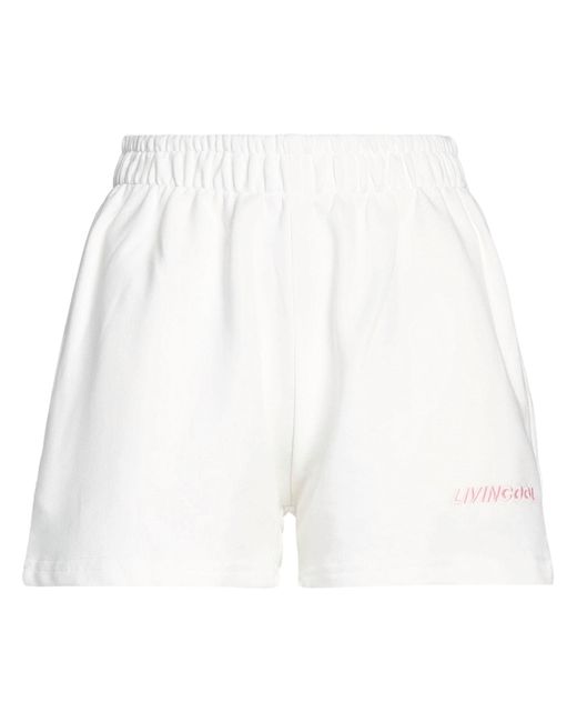 LIVINCOOL White Shorts & Bermuda Shorts