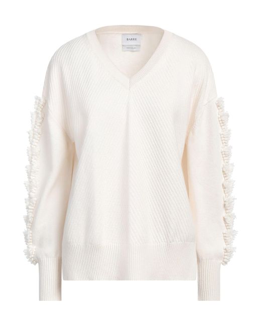 Barrie White Sweater Cashmere