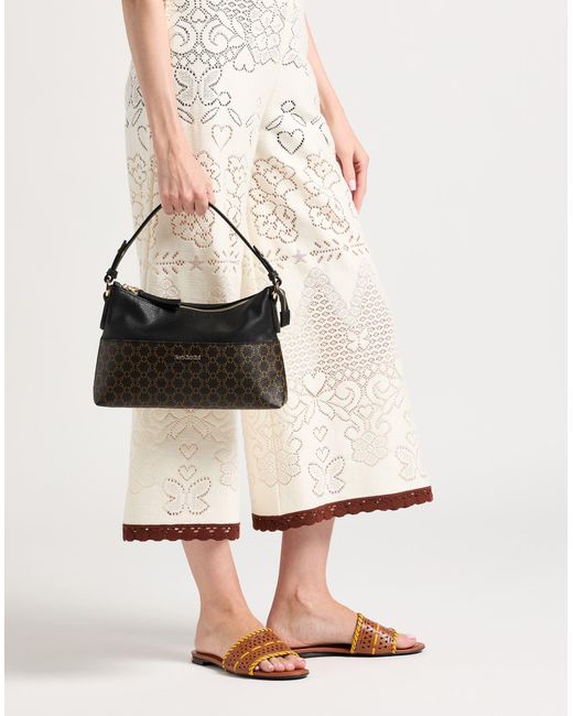 Nero Giardini Black Handbag Textile Fibers