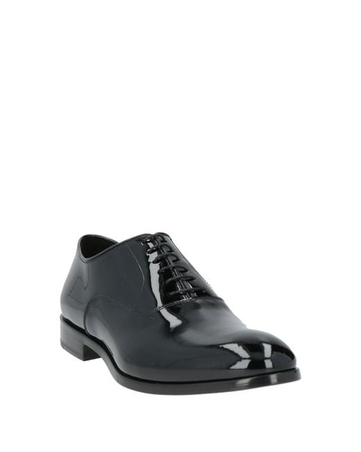 Doucal's Black Lace-Up Shoes for men