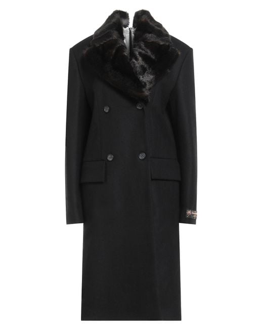 N°21 Black Coat Wool, Polyamide, Elastane, Modal, Polyester