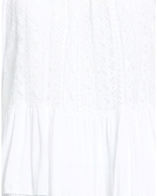 Guess White Top Cotton, Polyamide