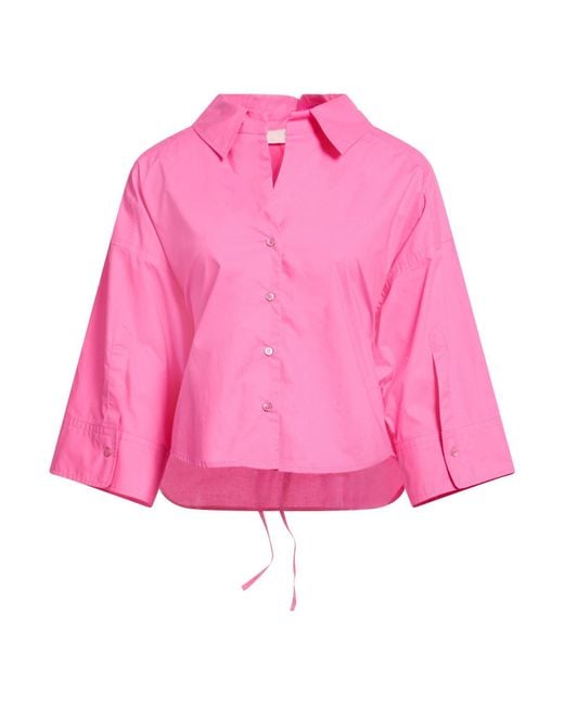 19.70 Nineteen Seventy Pink Fuchsia Shirt Cotton