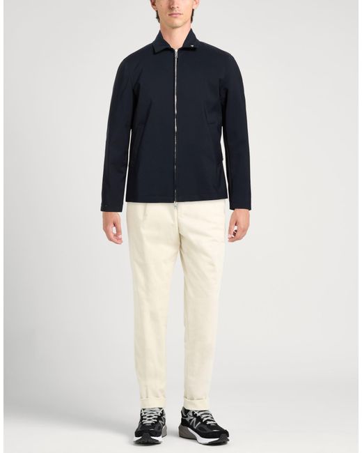 Berna Blue Jacket Polyamide, Elastane for men