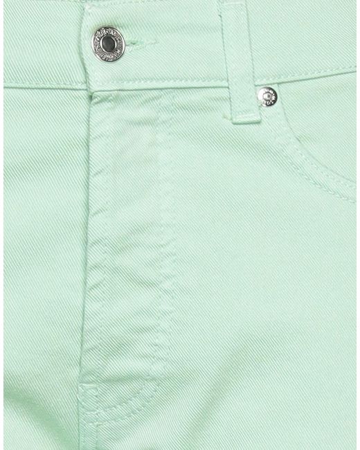 MSGM Green Denim Trousers