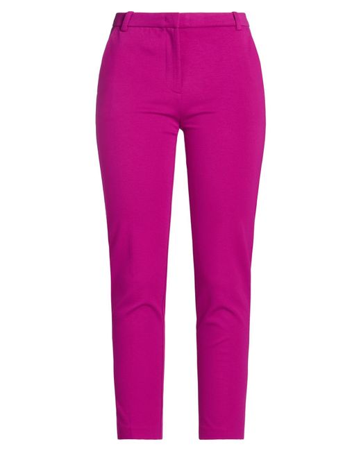 Pinko Pink Pants Viscose, Polyamide, Elastane
