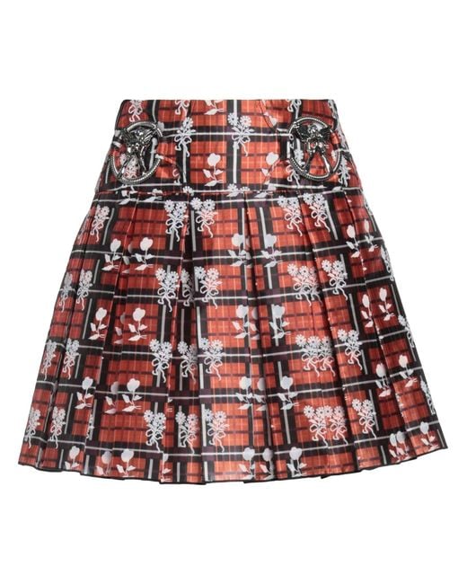 Chopova Lowena Red Mini Skirt