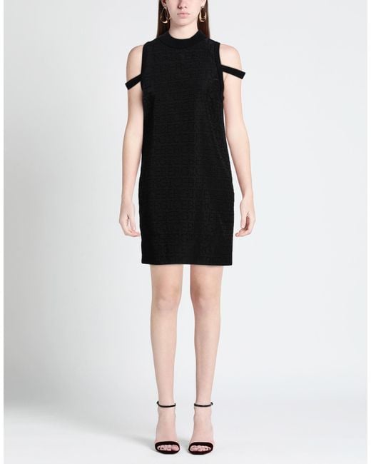 Iceberg Black Mini Dress Polyester