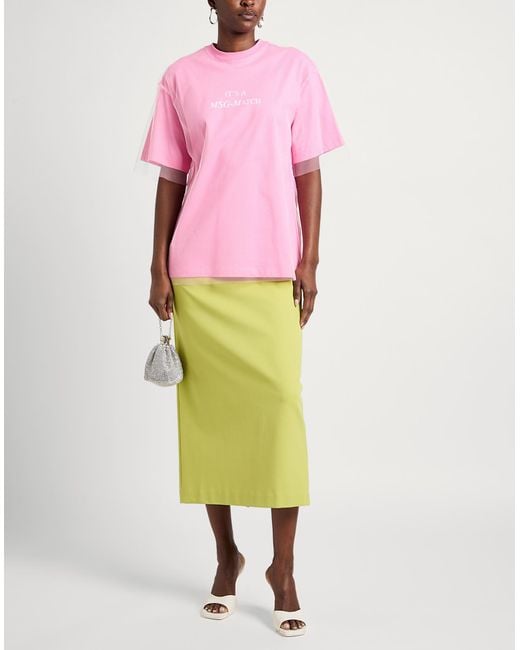 MSGM Pink T-shirt