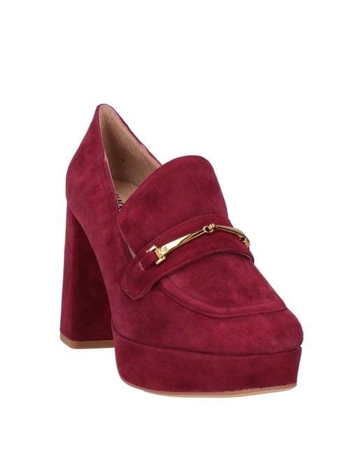 Lola Cruz Red Loafers