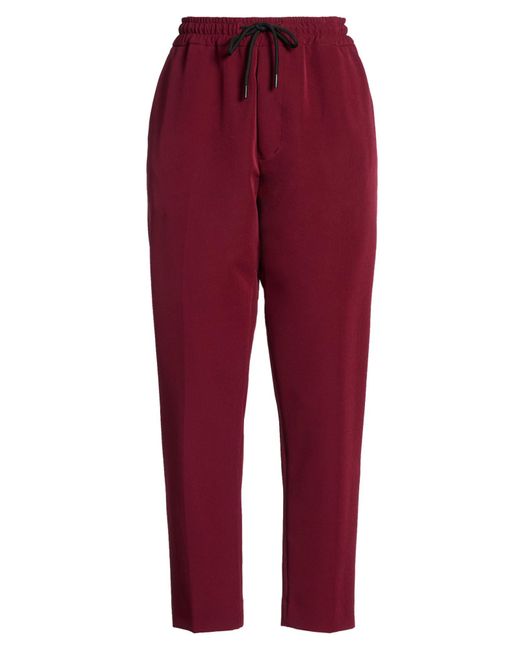 OVER/D Red Pants Polyester, Elastane