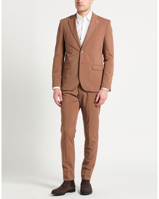 Manuel Ritz Brown Suit for men