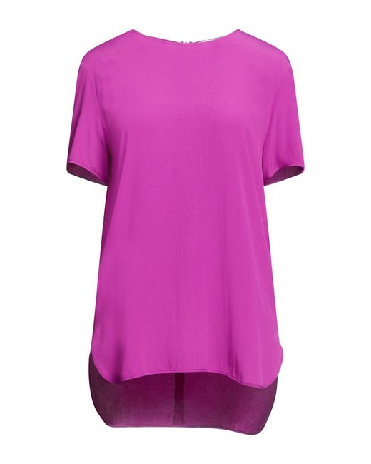 SIMONA CORSELLINI Pink Top Acetate, Silk