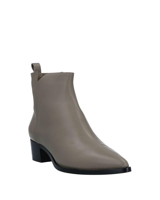 Pomme D'or Brown Dove Ankle Boots Leather