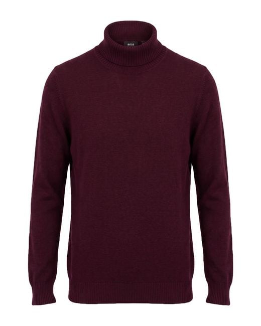 Gran Sasso Red Turtleneck for men