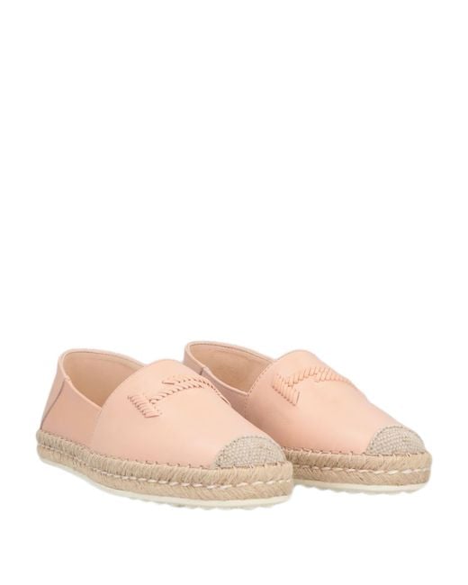 Tod's Pink Espadrilles