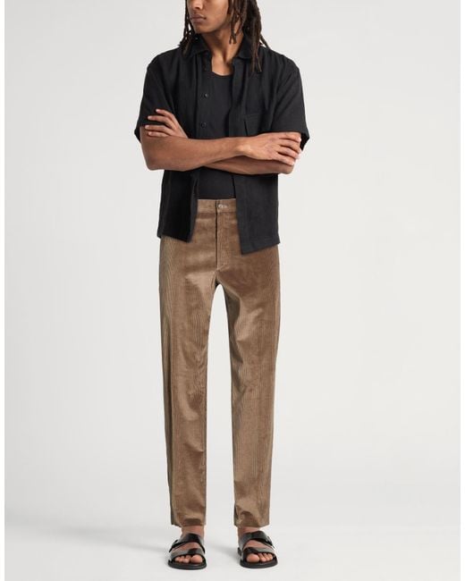 Tagliatore Natural Pants Cotton, Elastane for men