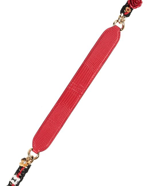 Dolce & Gabbana Red Schulterriemen für Taschen