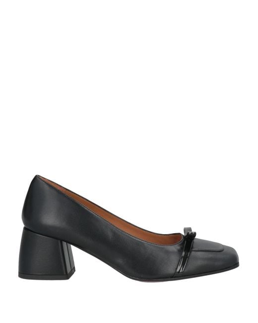 Testoni Black Pumps Leather