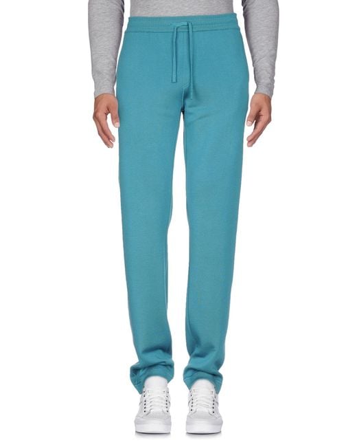 Dolce & Gabbana Blue Pants Silk for men