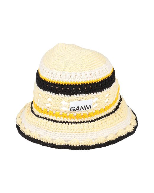 Ganni Natural Hat