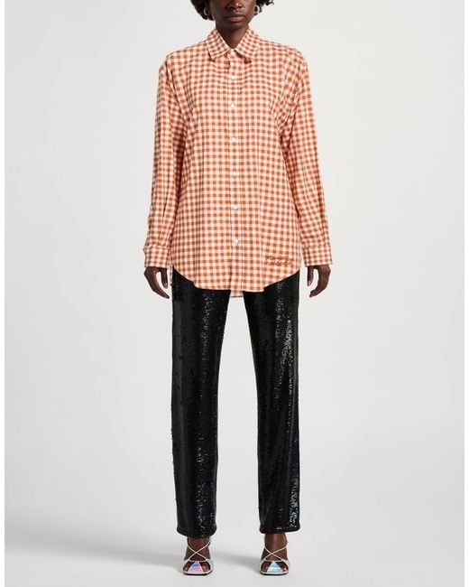 Maison Kitsuné Orange Shirt
