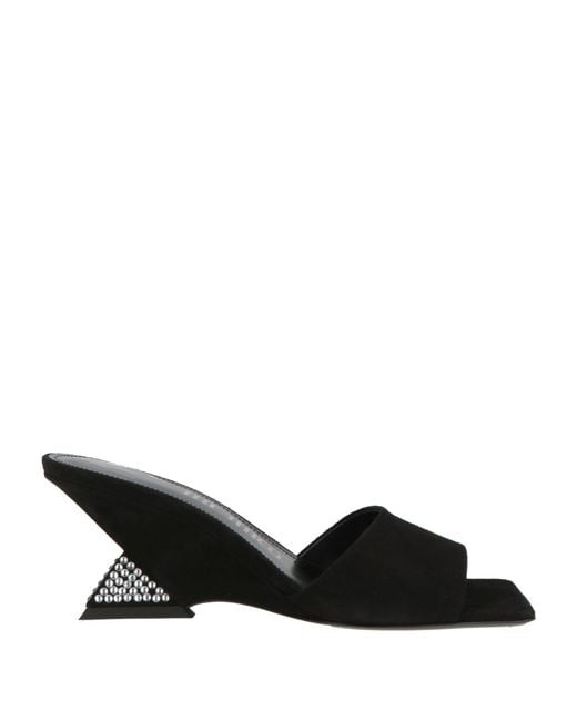 The Attico Black Sandals