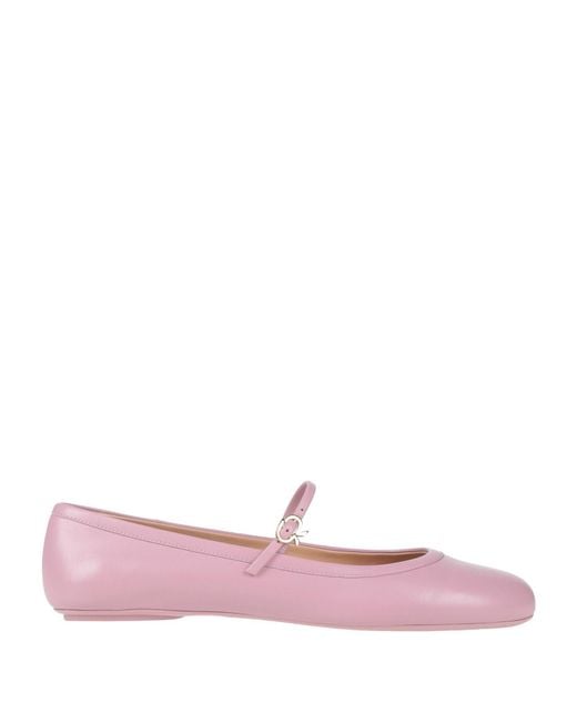 Gianvito Rossi Pink Ballet Flats