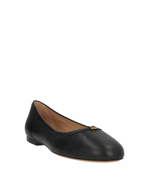 Chloé Black Ballet Flats Leather