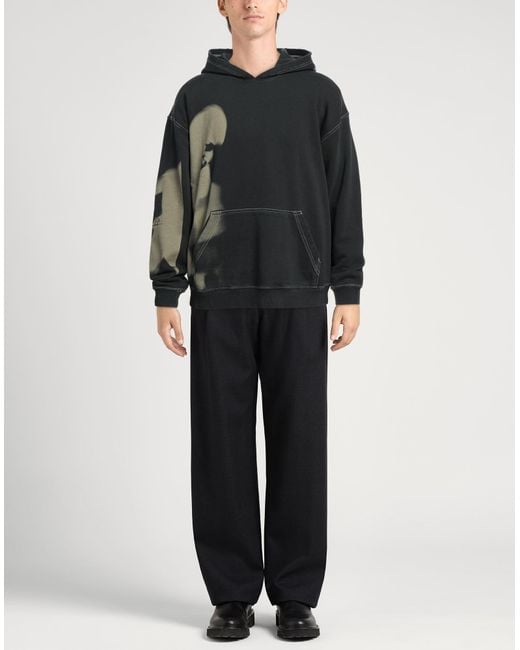 DIESEL Black Sweatshirt Cotton, Elastane for men