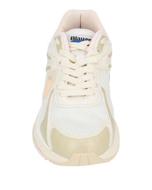 Blauer White Trainers