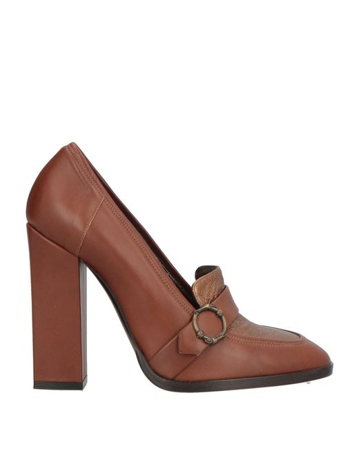 Trussardi Brown Loafers Leather