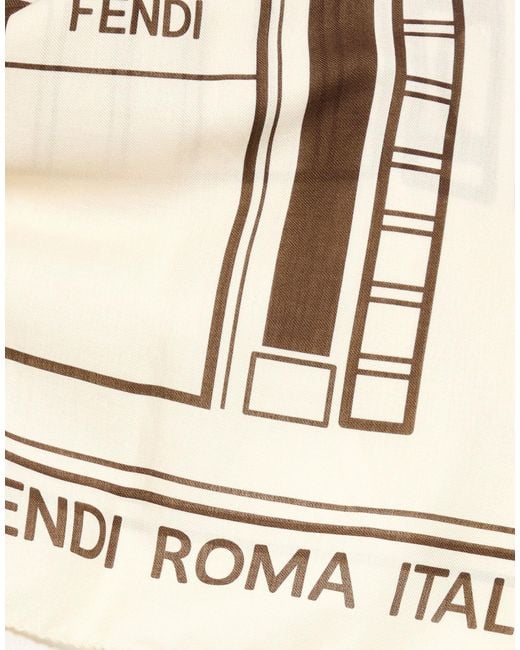 Fendi Natural Scarf