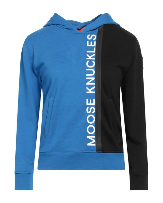 Moose Knuckles Blue Sweatshirt