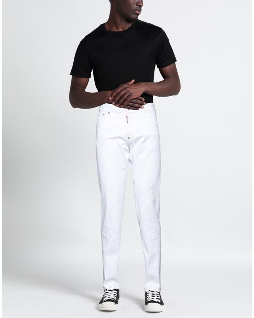 DSquared² White Jeans for men