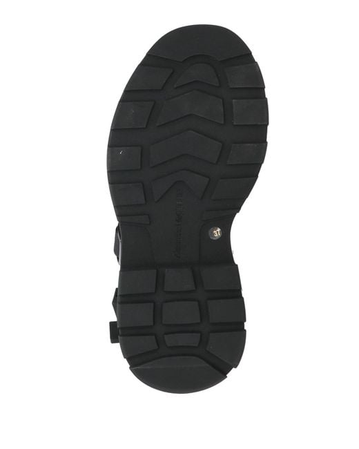 McQueen Black Sandals