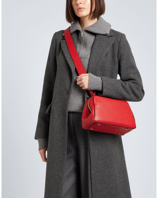 Valextra Red Handbag