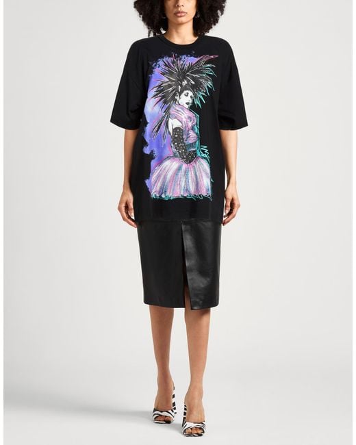 Moschino Black T-Shirt Organic Cotton