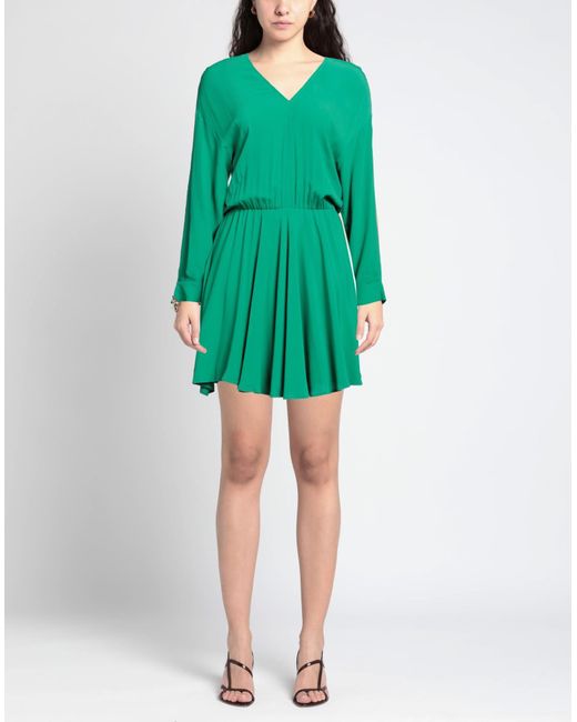 8pm Green Mini Dress