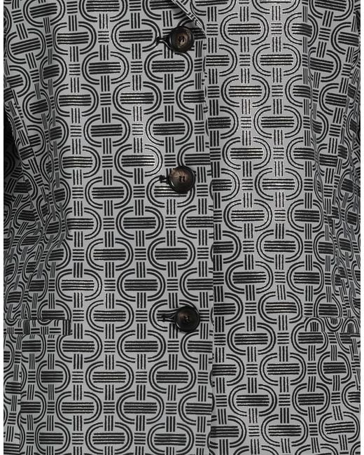 Rrd Gray Blazer Polyamide, Elastane